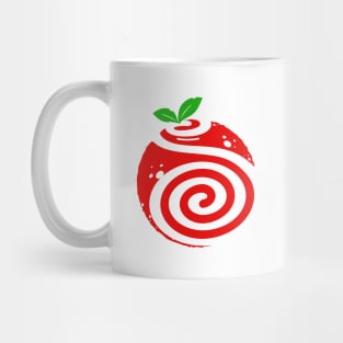 Swirly Letter S Red Fruit Mug